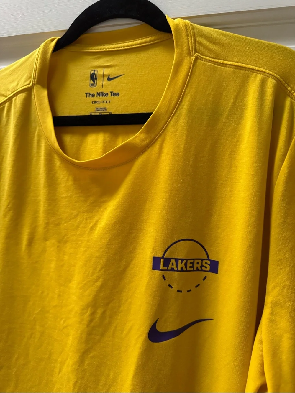 Nike Yellow Los Angeles Lakers Short-Sleeve Tee